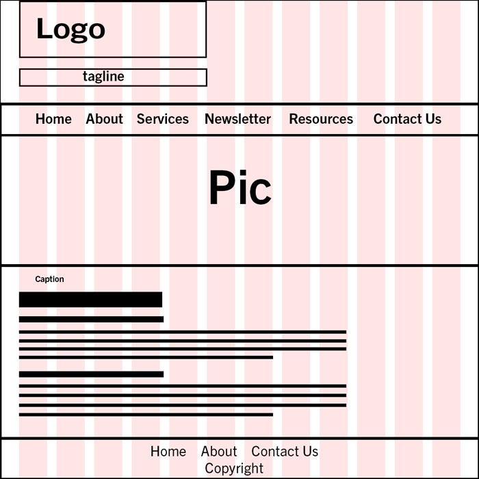McAllister and Associates Wireframe 2 image